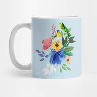 Flowers Birds 2 Mug